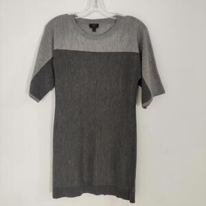 Talbots Women's Colorblock Wool Knit Sweater Tunic Sz Small